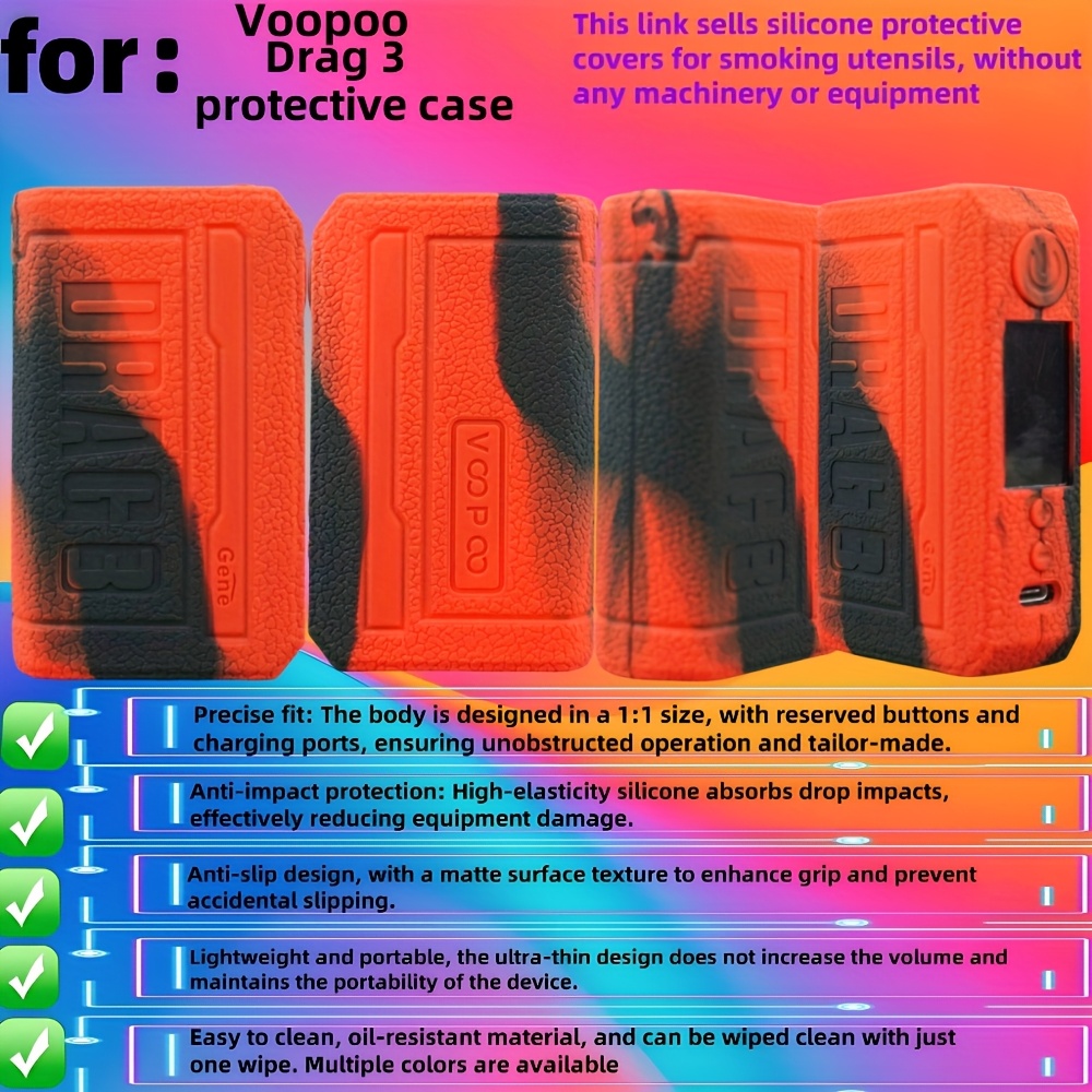 voopoo drag 3 protective case drag 3 case sold on Temu United States