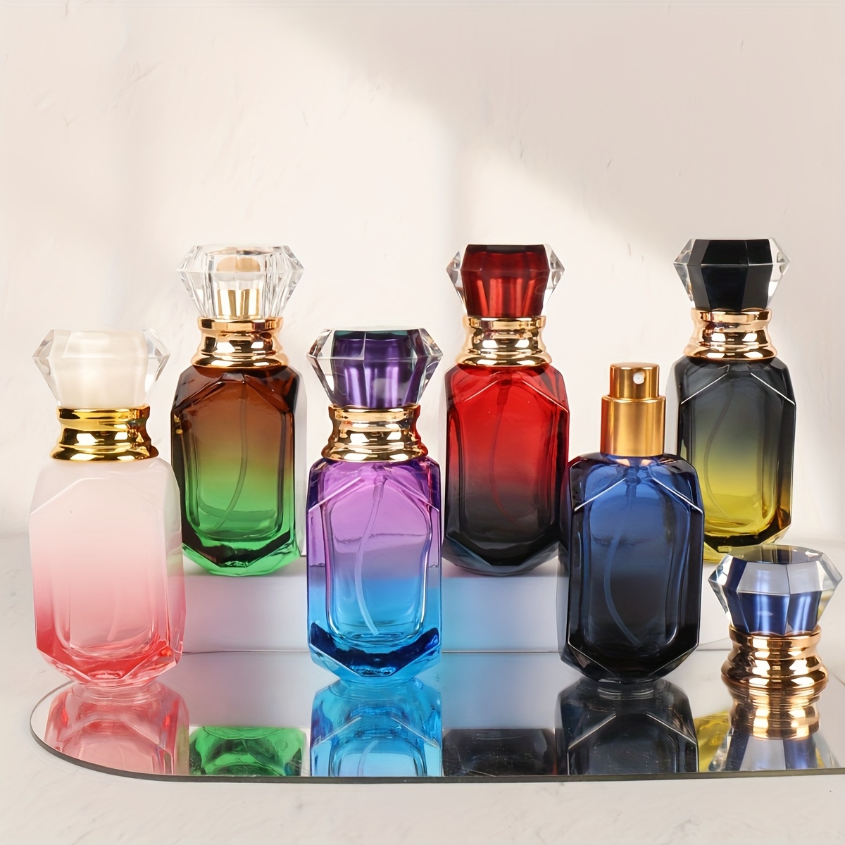 gradient glass perfume spray bottles luxury premium Temu Denmark