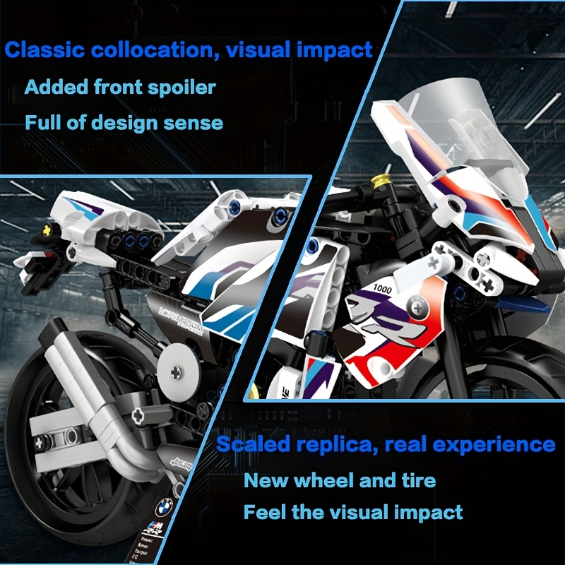 2026 New Toy Motorcycle Building Blocks Model