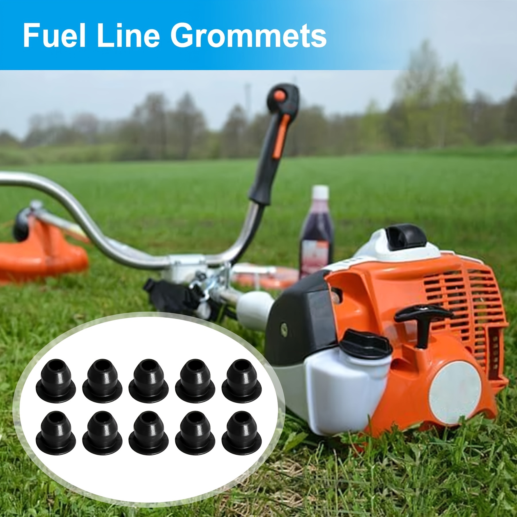 Fuel Line Grommet Kit For Stihl FS81 FS86 FS88 HL75 HS75 HS80 HS85 0000 989 0516