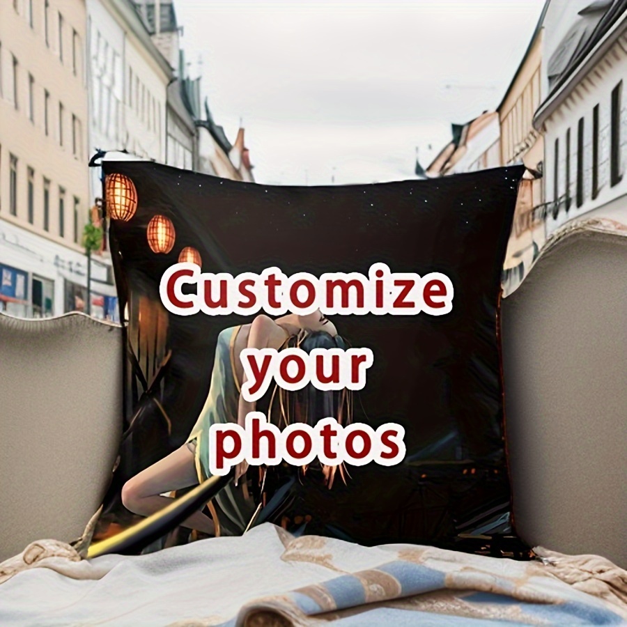 

Customizable - , Cushion For & Bedroom Decor, Zip