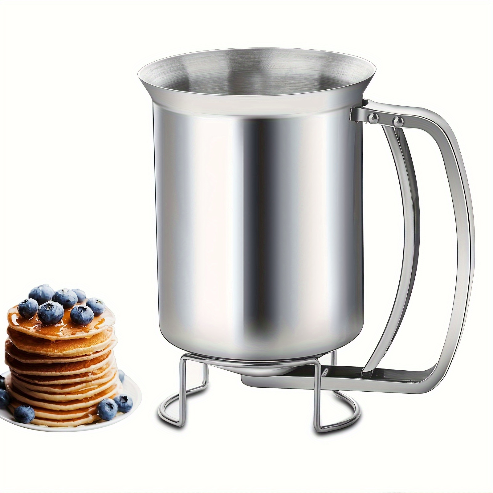 

Steel Batter Dispenser - -to-use, Non-electric Tool For Pancakes & Cakes - , -, And To