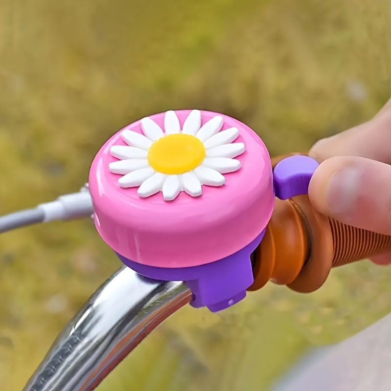 2 Colors Daisy Flower Bike Bell Cute Cartoon Bicycle Ring Temu New Zealand