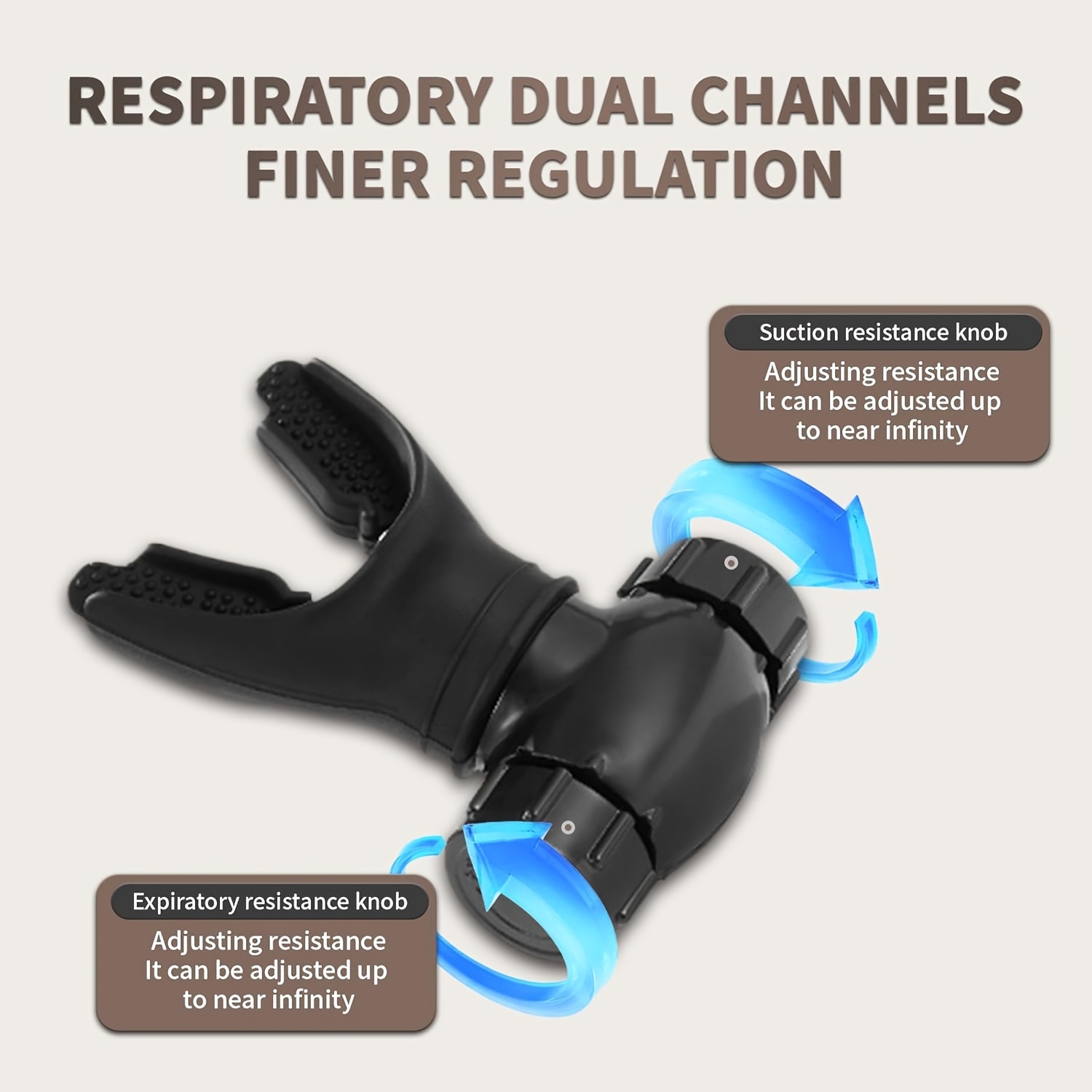 Set of 2 Enhanced Diaphragmatic Breathing Trainers, Adjustable for Lung Capacity And Resistance - Second Generation Equipment for Lung Exercises, Perfect for Fitness, Running, Cycling, Aerobics, And More. Compact And Easy to Carry