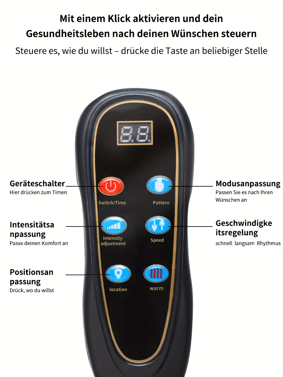 YUNSHAW Viso kūno masažo kilimėlis su Shiatsu kaklo masažuokliu, 3D juosmens trakcija ir 10 variklių – viso kūno masažas nugarai, juosmeniui, klubams ir kojoms – masažo kėdės kilimėlis, tinkamas moterims/vyrams