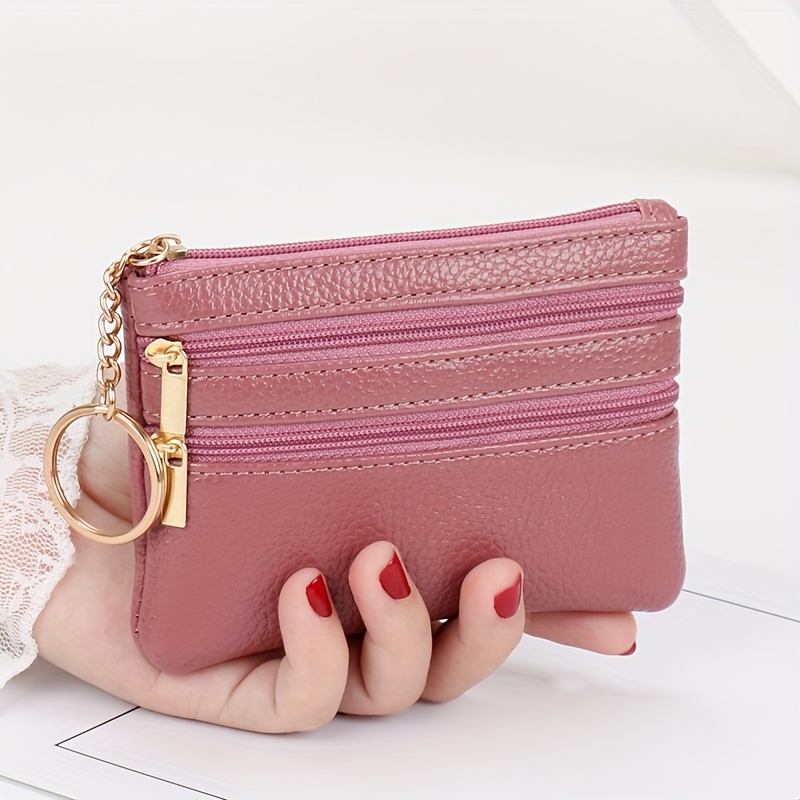 Pink leather online clutch