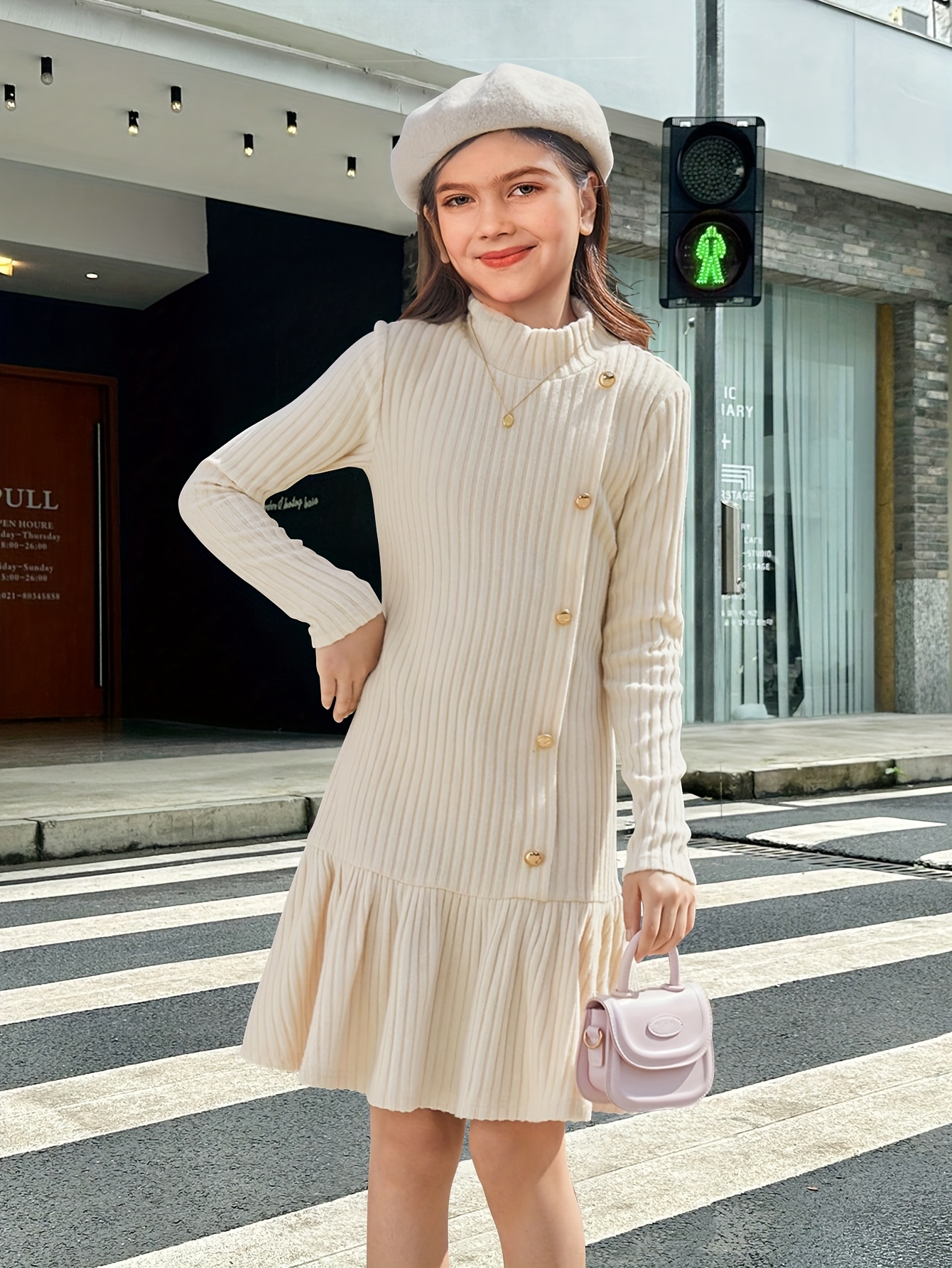 petite long sleeved dresses Dalzine Long Sleeve Mini Dress Petite | Black | Womens