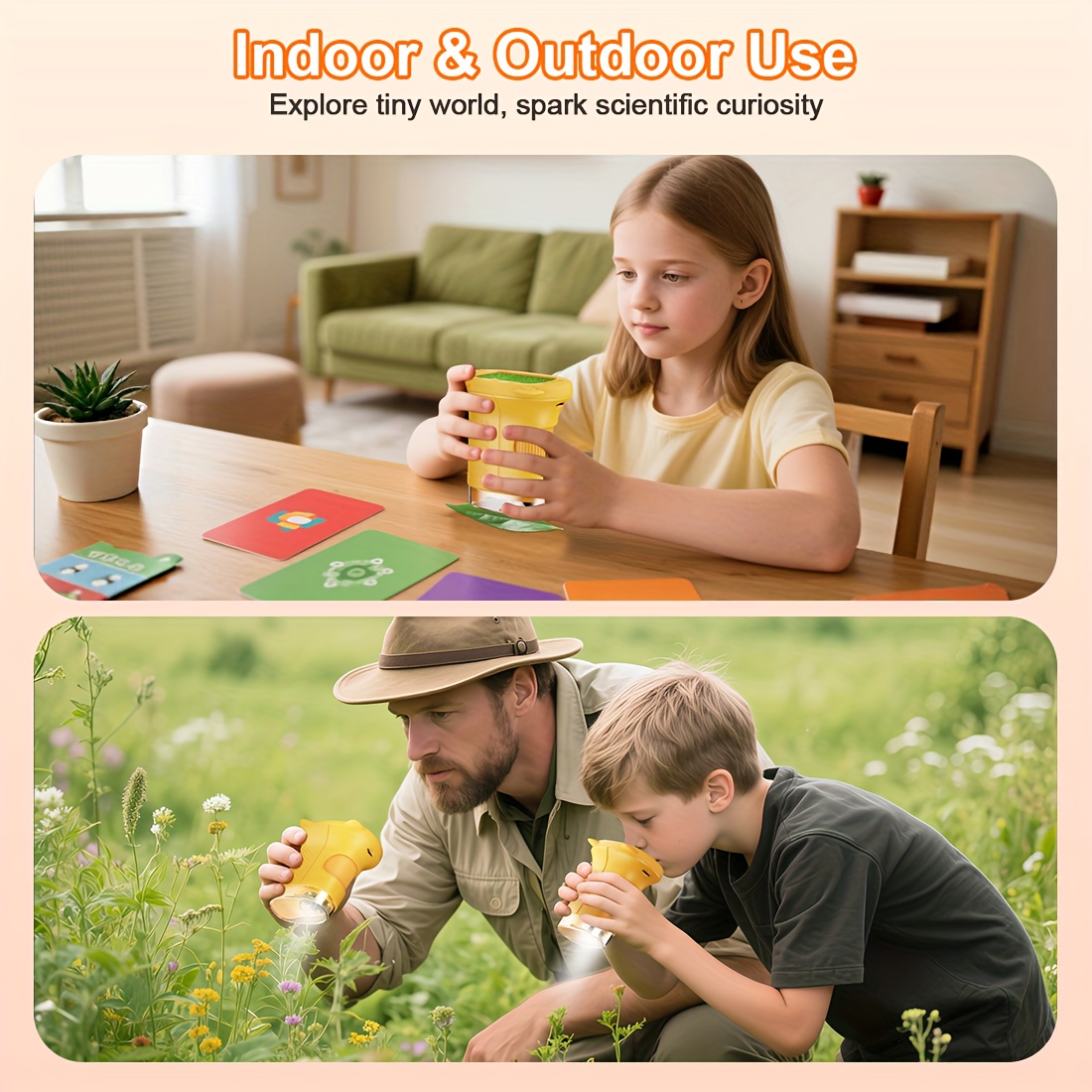  usb microscope 2 4 inch ips screen handheld digital microscope back to school gift high definition pocket portable mini kids microscope camera compatible with pc cute science educational suitable for children and students aged 3 christmas and birthday present Product details 8