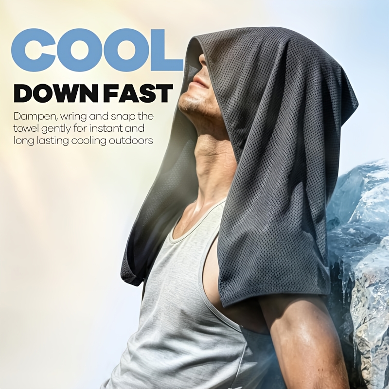 Instant Cooling Towel for Running, Cycling, and Gym