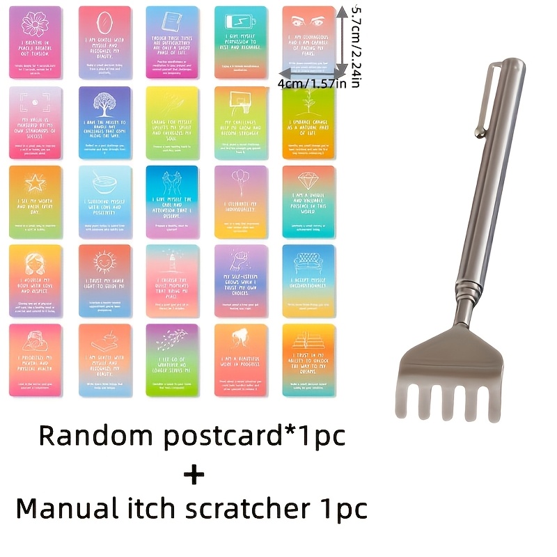 TEMU High-quality Adjustable - Device - For Middle-aged And Elderly People, This Back Scratching And Rubbing Tool Reused. Made Of Stainless Steel -
