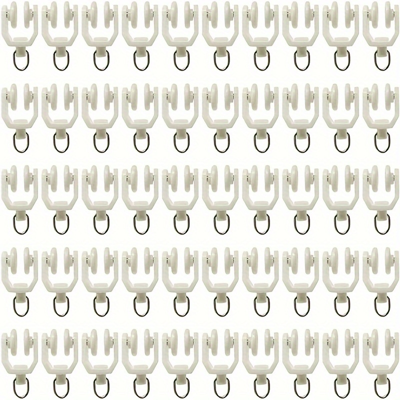 

50pcs Curtain Track Pulley Set Curtain Accessories