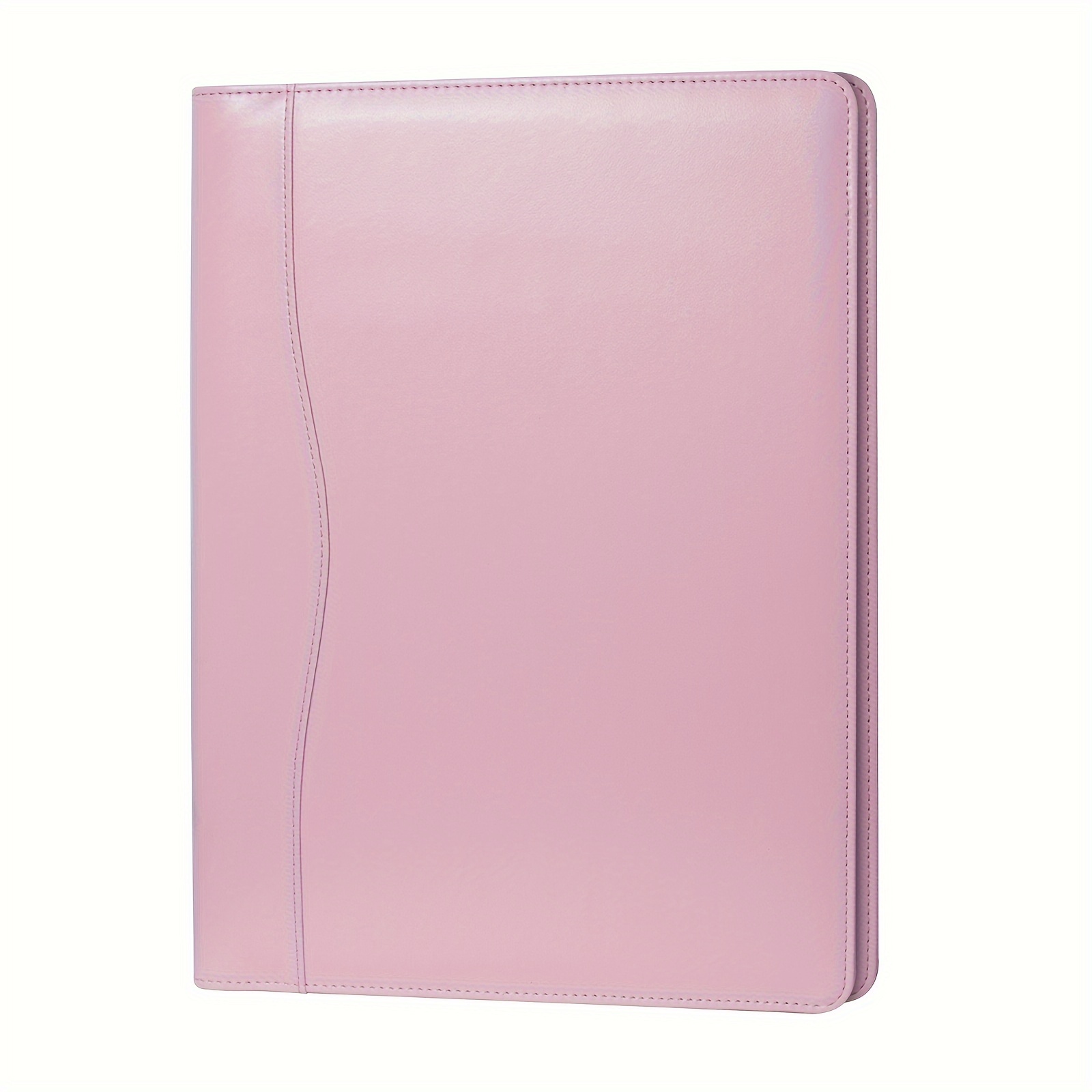 TEMU Leather Portfolio Folder Padfolio, Business Padfolio Organizer Document Planner Portfolio Binder Storage Pocket For Holder Phone Men Women 13 *