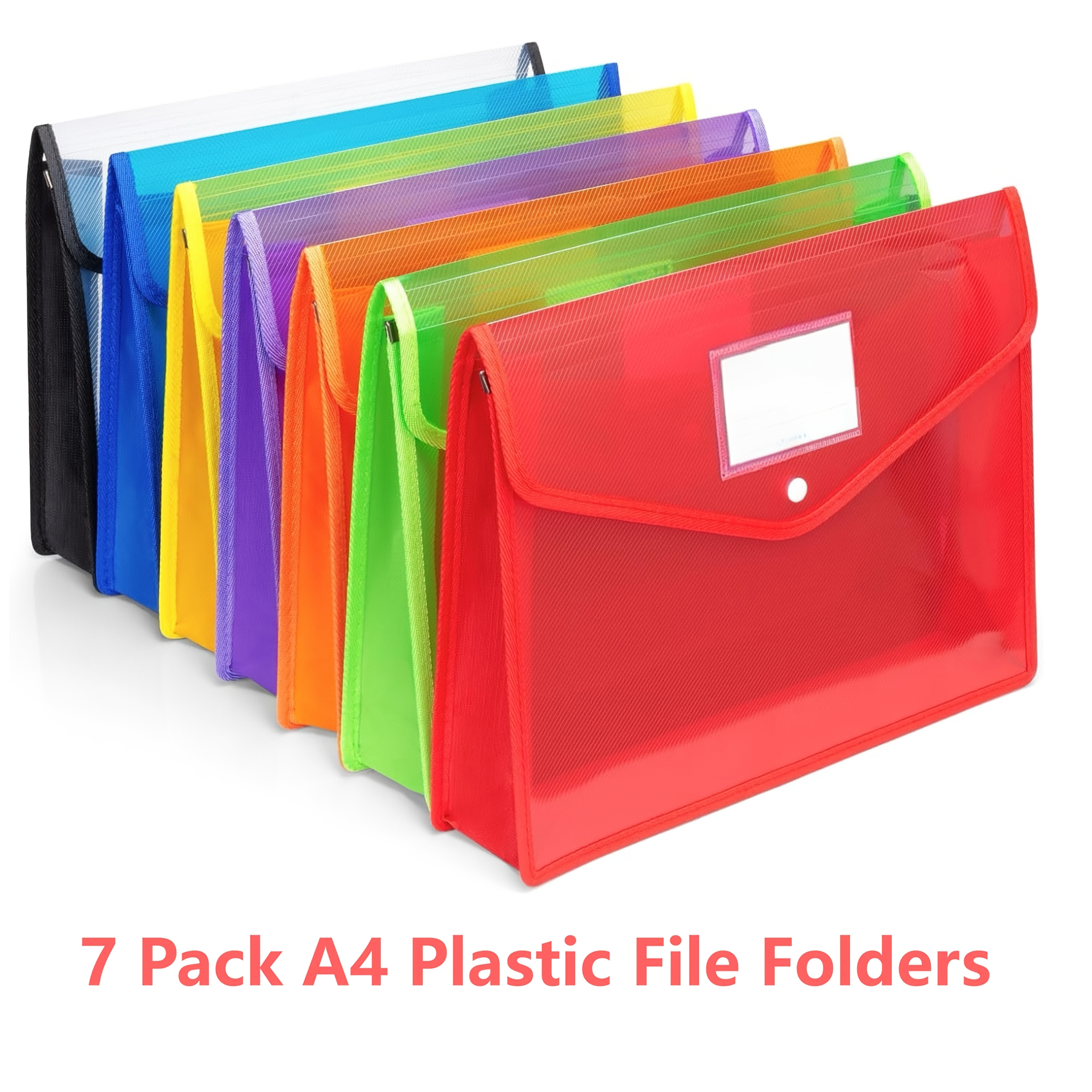 200 Pack Document Clear Plastic Folder Copy Safe Project Pocket L-Type US Letter Size A4 Paper Sleeves Folders In Transparent With 30 Pieces Index Tabs - View #9