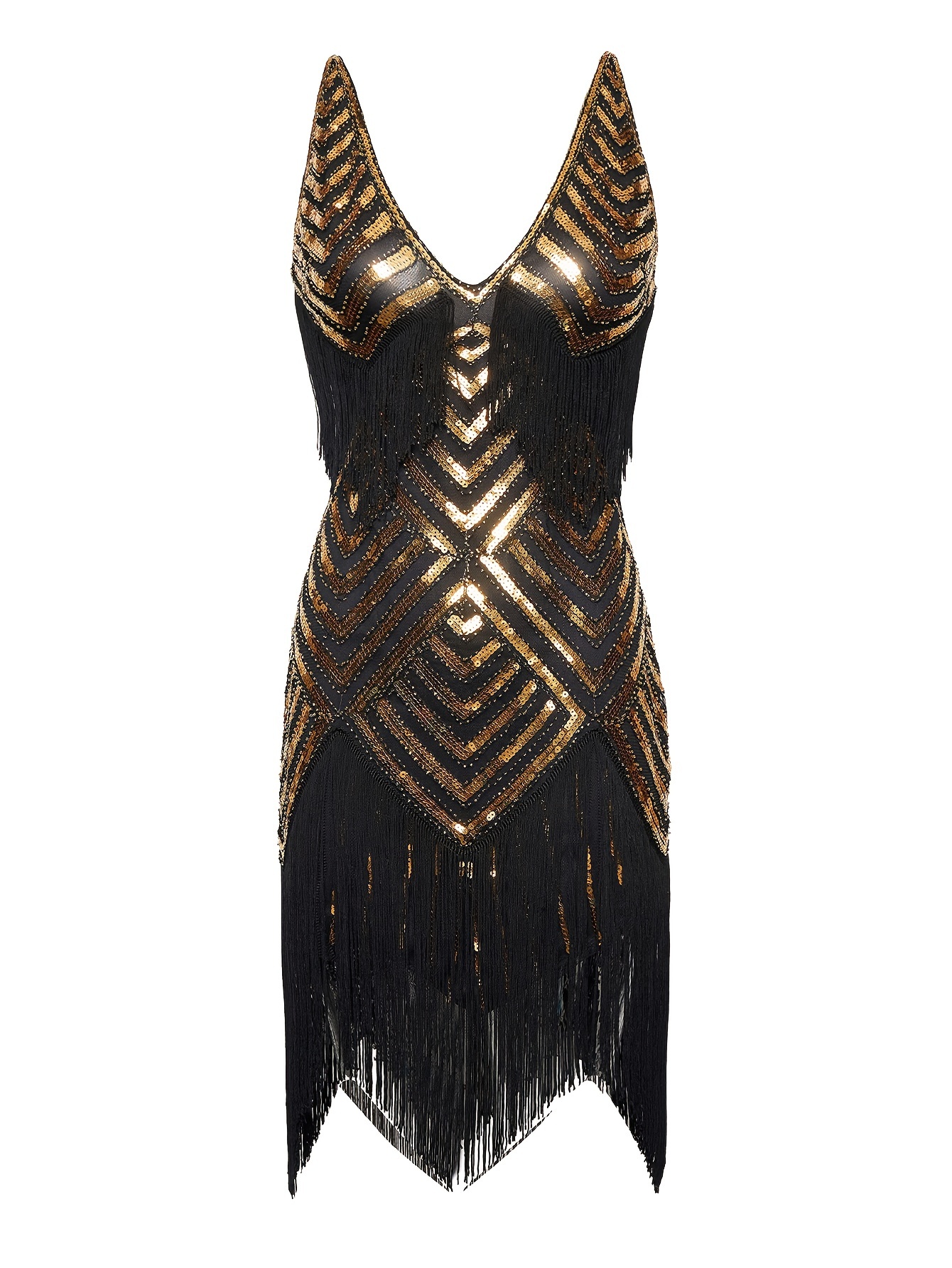 women 1920s plus flapper dress plus size v neck slip dress - Temu