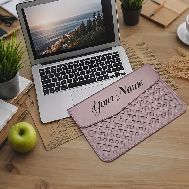 Customizable Woven Notebook Bag in Multiple Colors