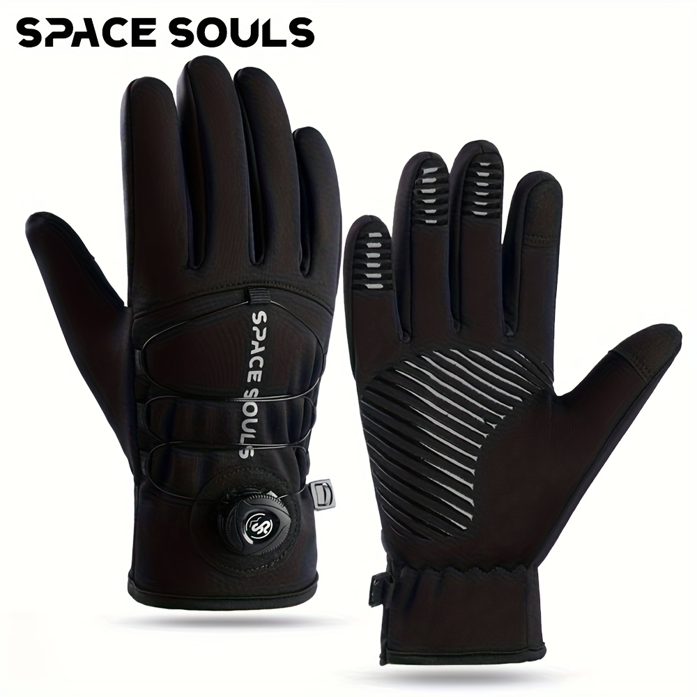 E-shop 1 Paar neue Winterhandschuhe für Herren Damen, warme, kälte- winddichte Touchscreen-Outdoor-Handschuhe, geeignet für Outdoor-Sport, Laufen,