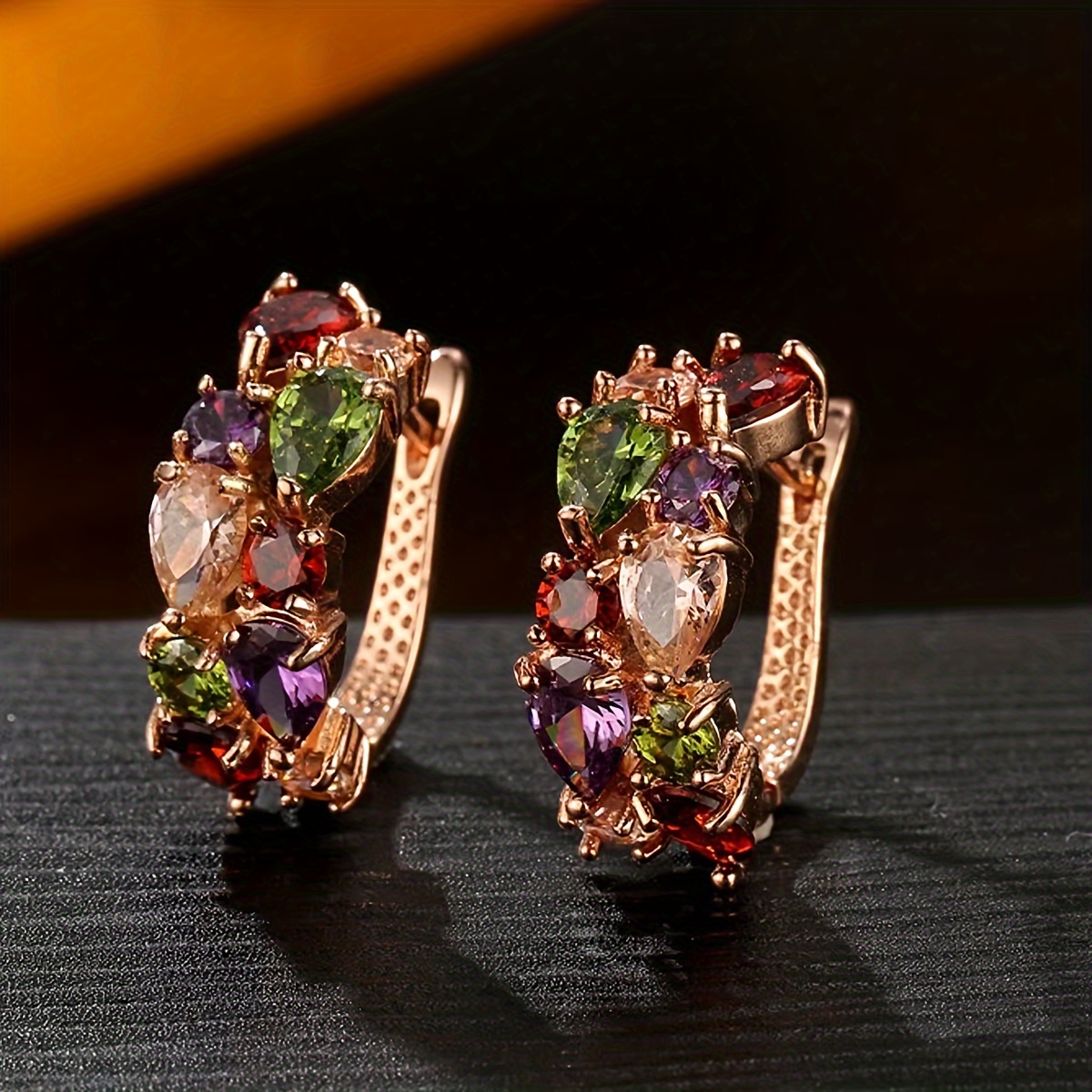 

Copper Synthetic Zirconia, For Women, Suitable For And , All