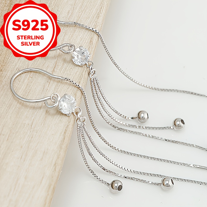 TEMU A Pair Of S925 Designed With And Elegant Aesthetic, Commuting And Versatile Enough For Light