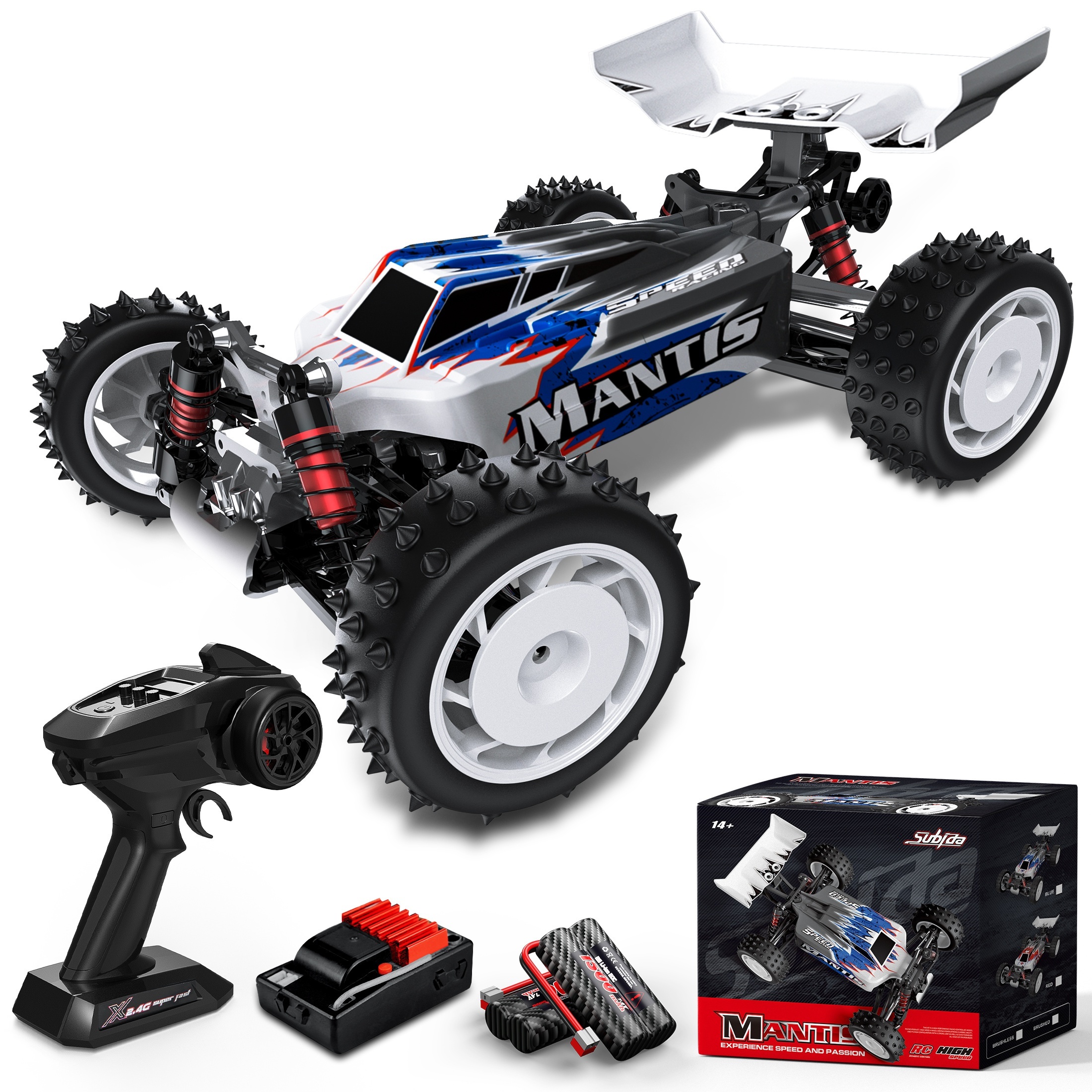 

1/16 Rc Car, 4wd Rtr Rc Car, Rc Boy , Max 42 Mph Suv, Jc16ep Rechargeable Battery ()