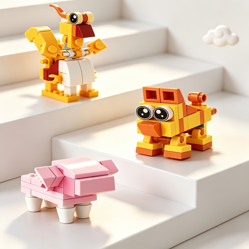 12pcs Kids 3D Building Blocks Puzzle Set