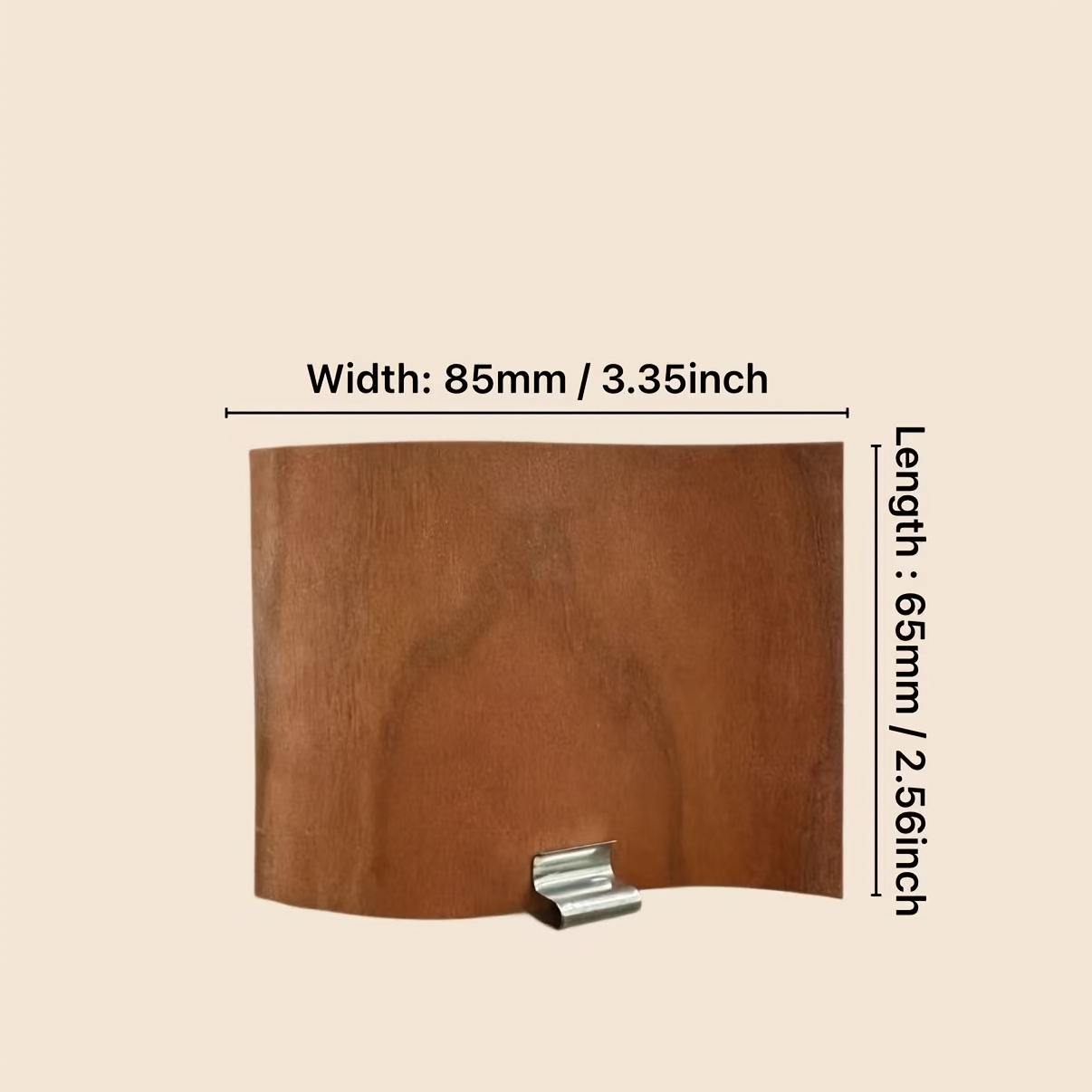 TEMU 10 juegos de de madera natural de calidad para velas, de forma ondulada, con . Grosor de : 0,5 mm/0,02 pulgadas. pinzas y pegatinas para hacer