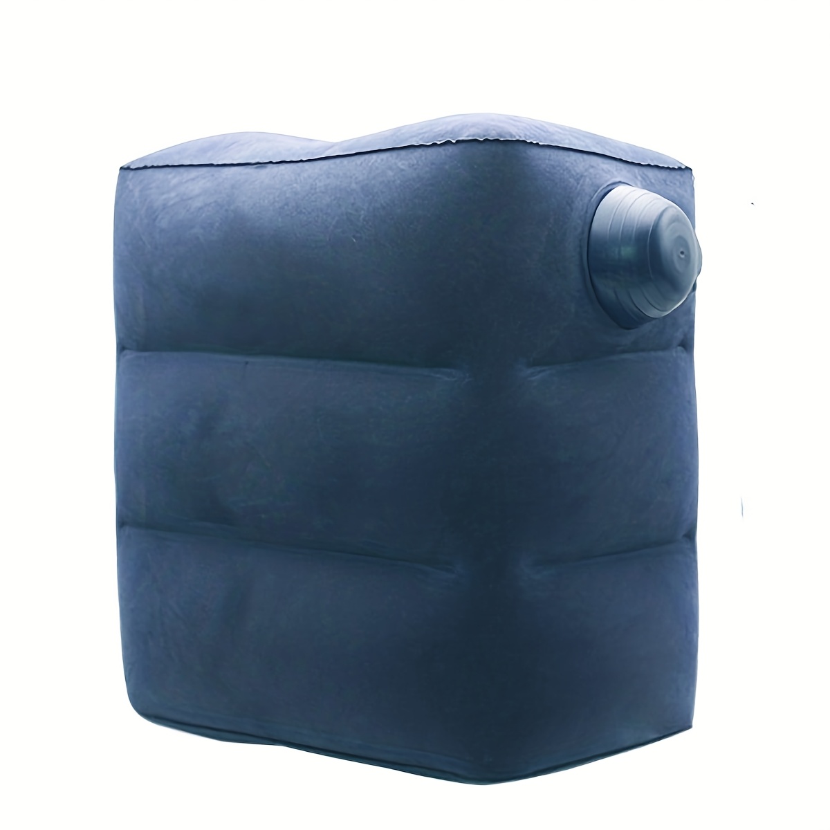 Flocked Pvc Inflatable Ottoman Footstool, Airplane Ottomans, Train And Car Leg Supports, Office Nap Footstep, Rv Bedding, Rv Foot Inflatable Pillow, 1pc