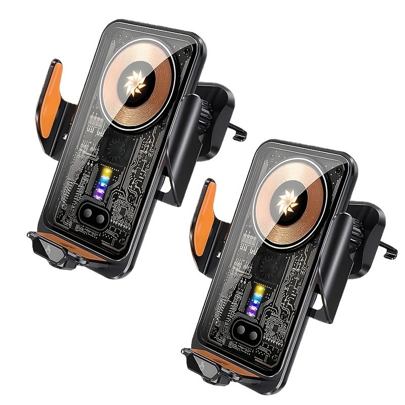 Fast Car Wireless Charger, Super Fast Charge Car Phone Holder, Automatic Clamping Induction Car Mobile Holder, Charging Phone Holder