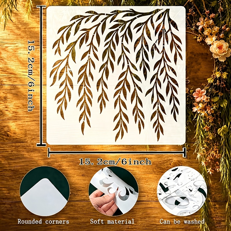 Willow Branch Painting Stencil, Multiple Sets of Themes