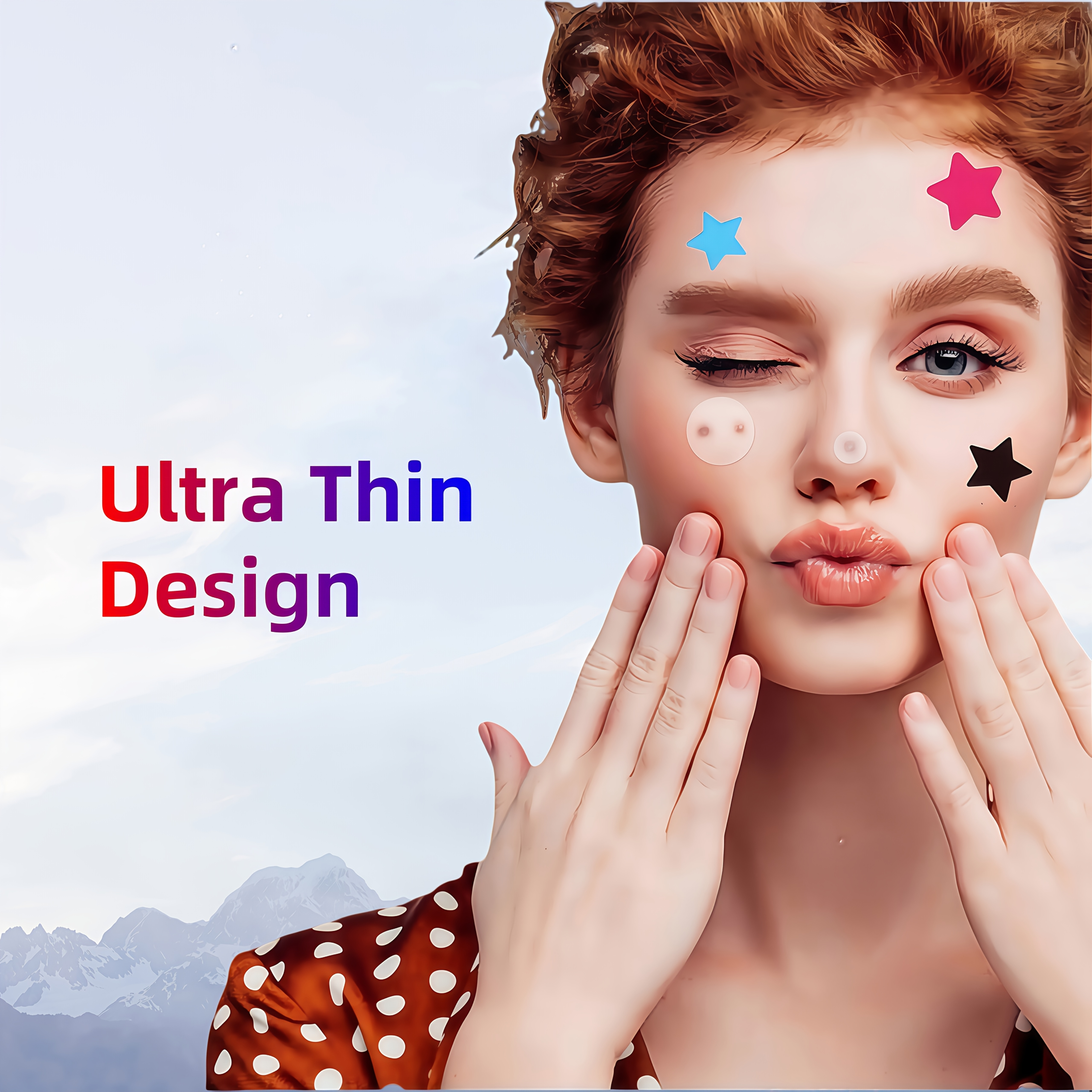 360pcs Unisex Hydrogel Patches for Facial Blemish Cover