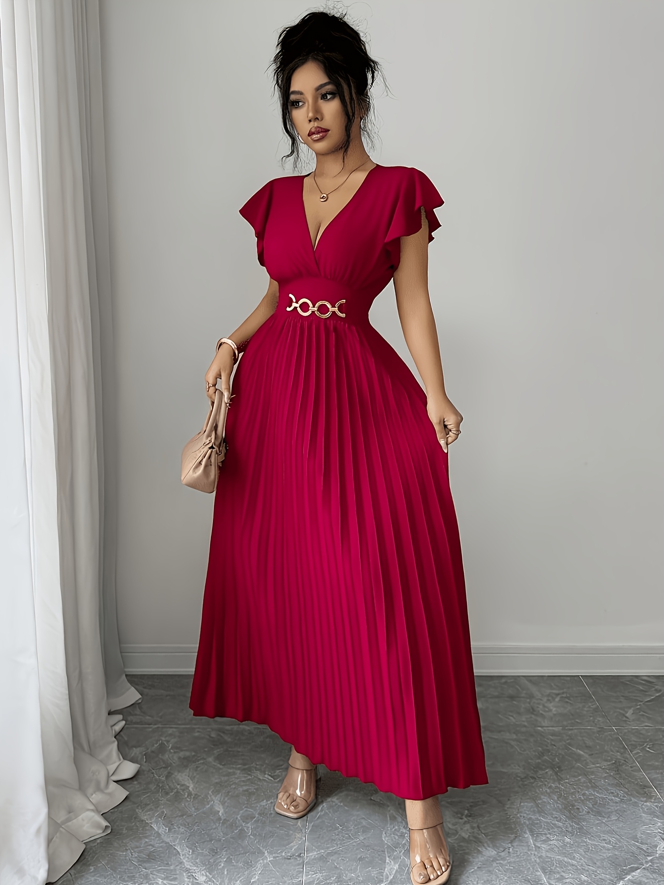 brown tie dye dress long sleeve off shoulder ruched midi color:Tahiti 35 in / 89 Q1e Adele Easy Mini Dress