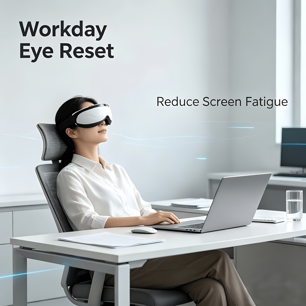 electric eye massager 9 massage   eye relaxation mask portable eye care massager promotes local blood circulation   used   and anywhere suitable for   men and women