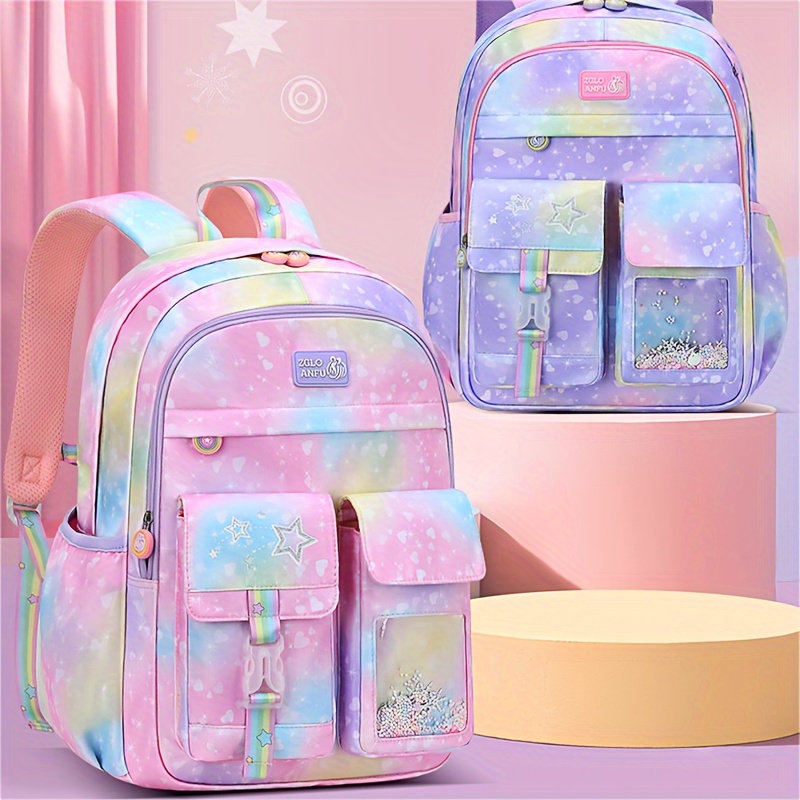 

1pc Student School Bag, Cute Bag, Spine Protection Shoulder Backpack, Children's Backpack