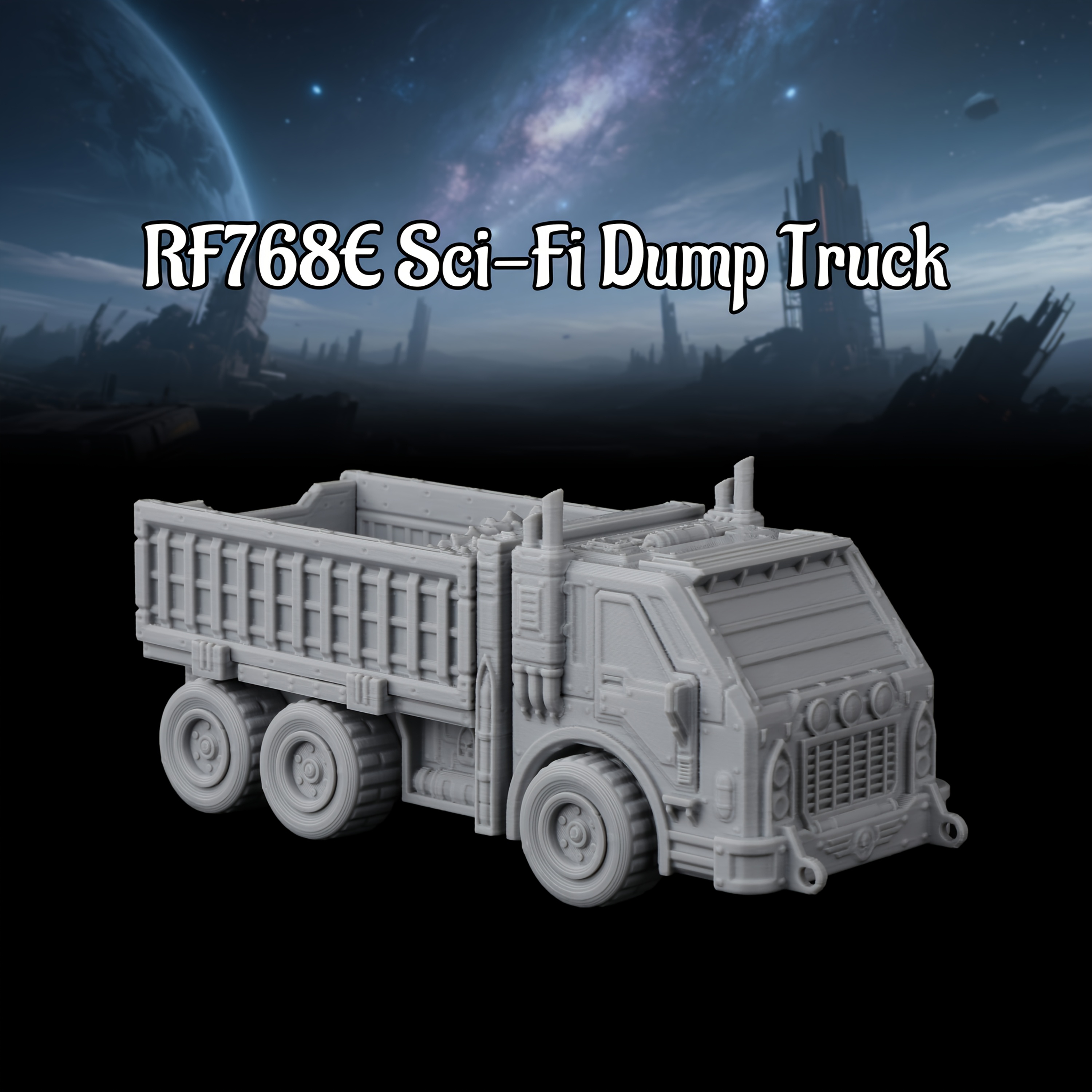 Sci-Fi Industrial Miniature Terrain Set RPG Collection