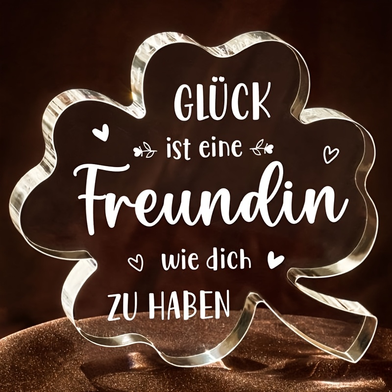 Image of 2d Flat - [2d Flat] A 2d Design Item, A Christmas Gift For A Girlfriend, A Birthday Present For Her—an Acrylic Clover Decoration, A Farewell Gift For A Girlfriend, A Friendship Gift