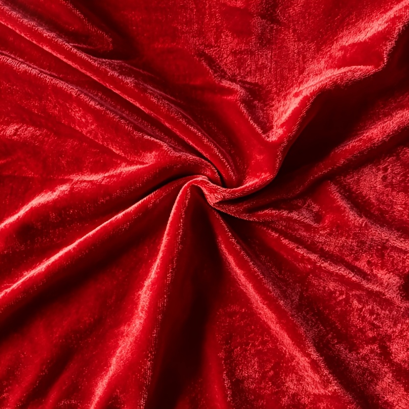 TEMU Luxurious Velvet Fabric Features Dense Plush And -feel. Great For Handmade Projects. Ideal For Halloween-themed Decor, Christmas Arrangements,