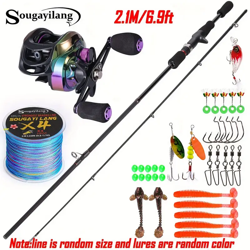 lure baitcast fishing rod reel set 2 sections - Temu Thailand lure baitcast fishing rod reel set 2 sections - Temu Thailand