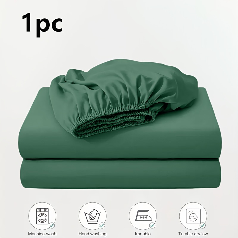 E-shop Ein Spannbettlaken in Unifarben, weiche und hautfreundliche, atmungsaktive Bettwäsche, geeignet für Schlafzimmer und Gästezimmer,