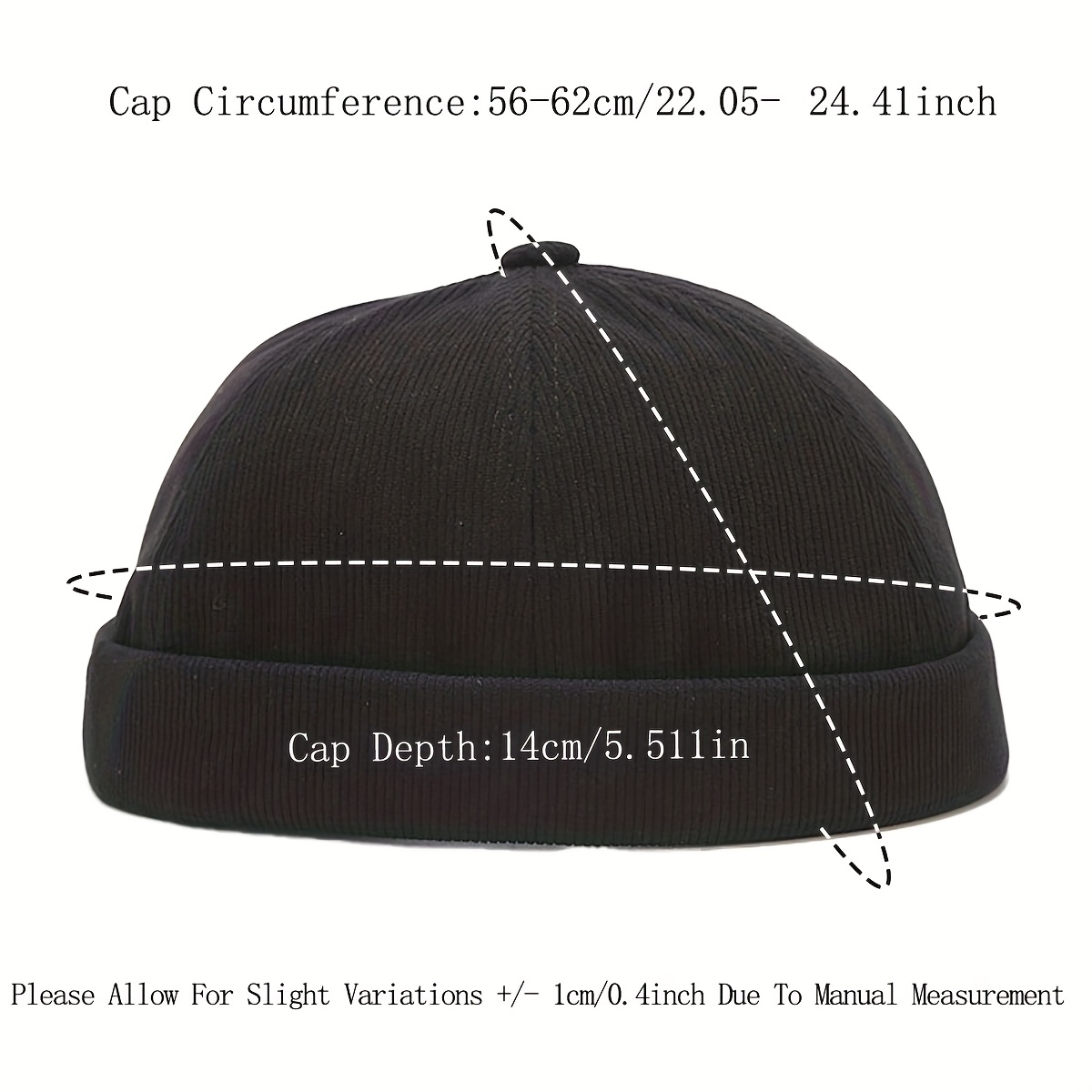 Bonnet Docker Homme Hiver – Mélange Velours Côtelé Et Peluche, Réglable 56-60 Cm | Style Rétro, Unisexe, Chaud Et Confortable