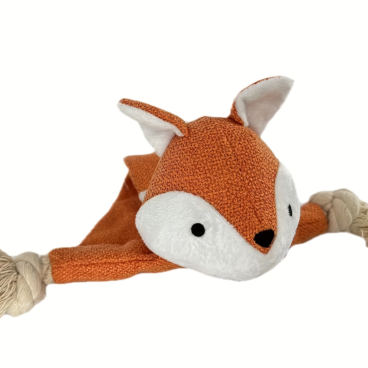 Fox Squeak Plush Dog Toy Cartoon Animals Soft Chew Resistant Tough
