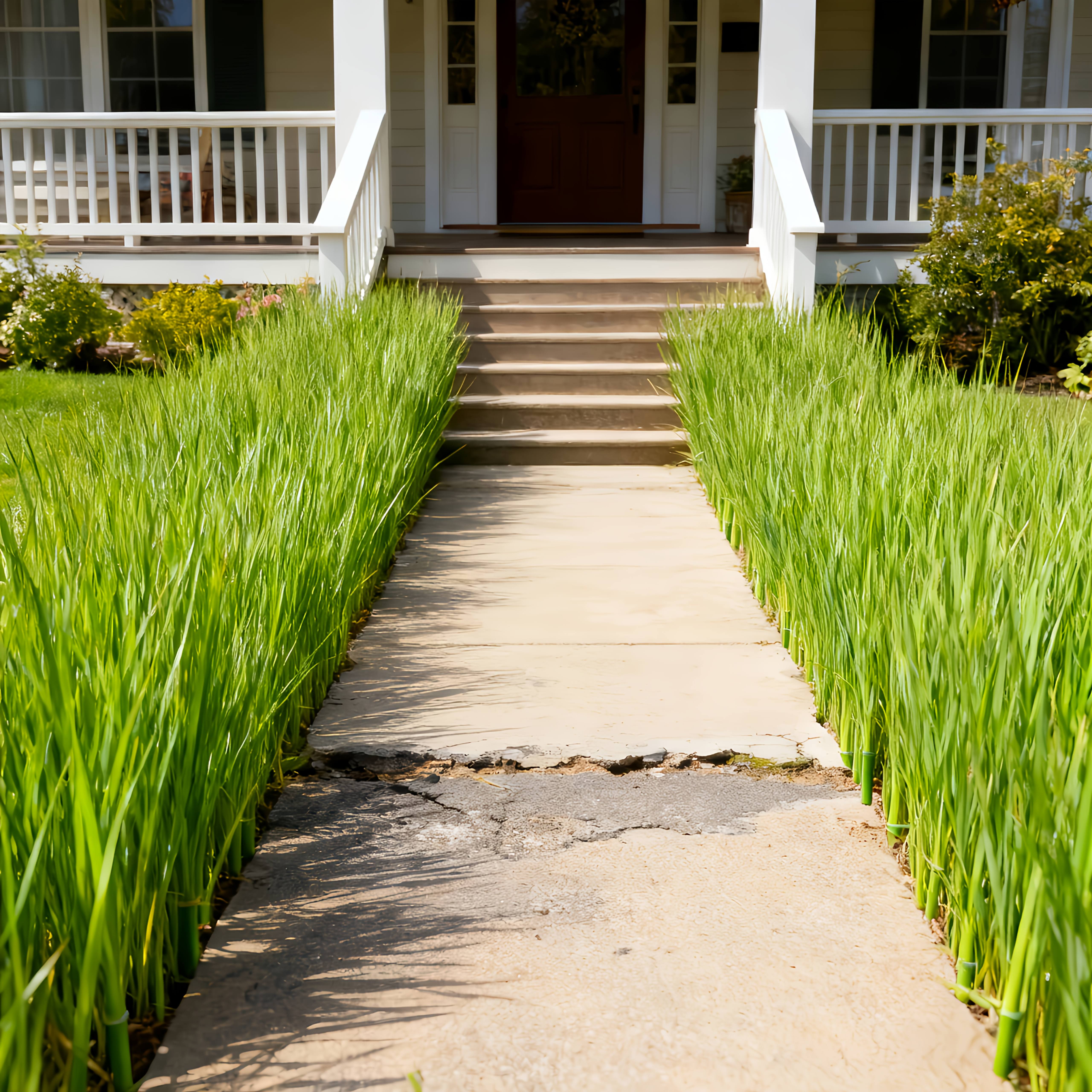 6-Pack 27.55-inch Artificial Pampas Grass Plants | Vibrant Green Leaves, Ideal for Indoor/Outdoor Decor, Perfect for St. Patrick'S Day, Valentine'S Day, Easter, Mother'S Day, Spring Decor, Wedding Decor, Garden, Porch, Windowsill