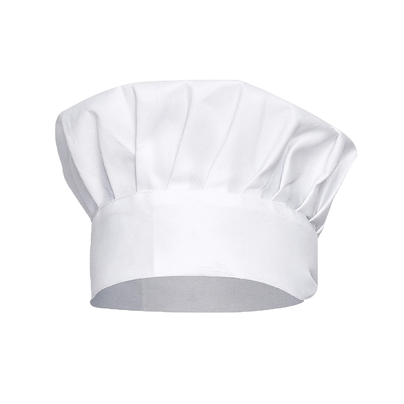 TEMU Breathable Hat With Adjustable Drawstring Closure - , For Hotel Kitchens, Catering & Baking - Hand Wash Only, Chef Accessories