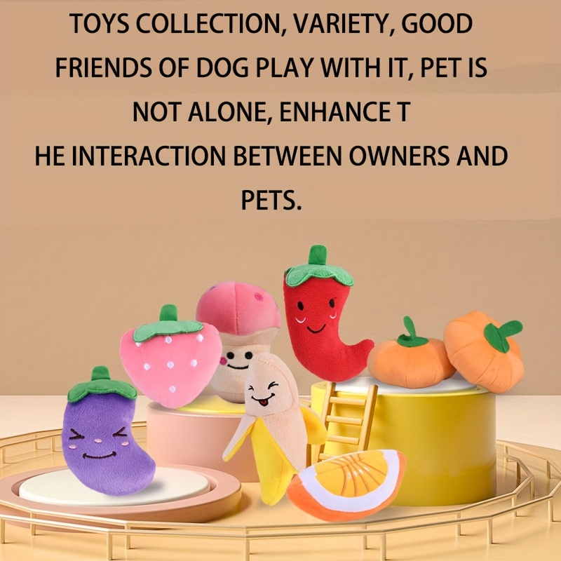 12pcs Dog Plush Toy Set with Assorted Styles