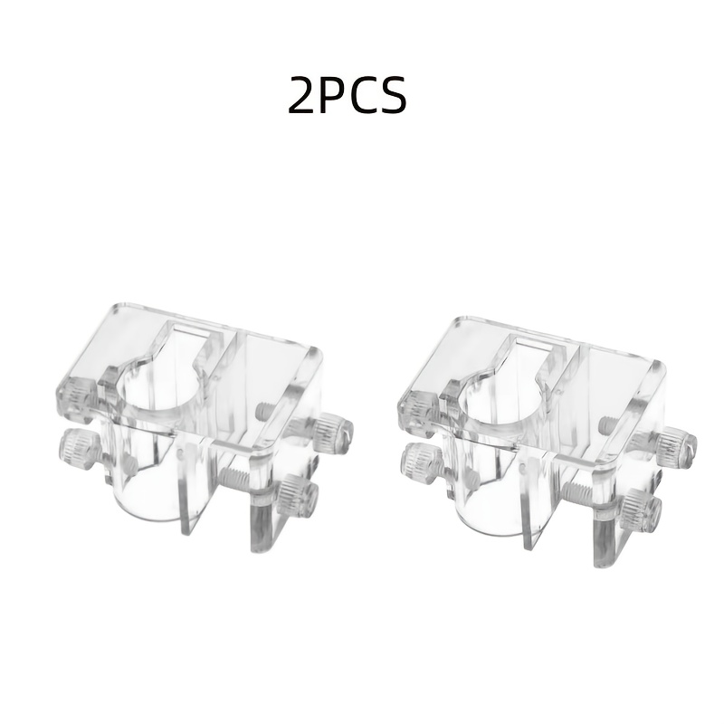 2pcs Aquarium Acrylic Fixing Brackets, Fixed Bracket Hose Clips, Tube Supports