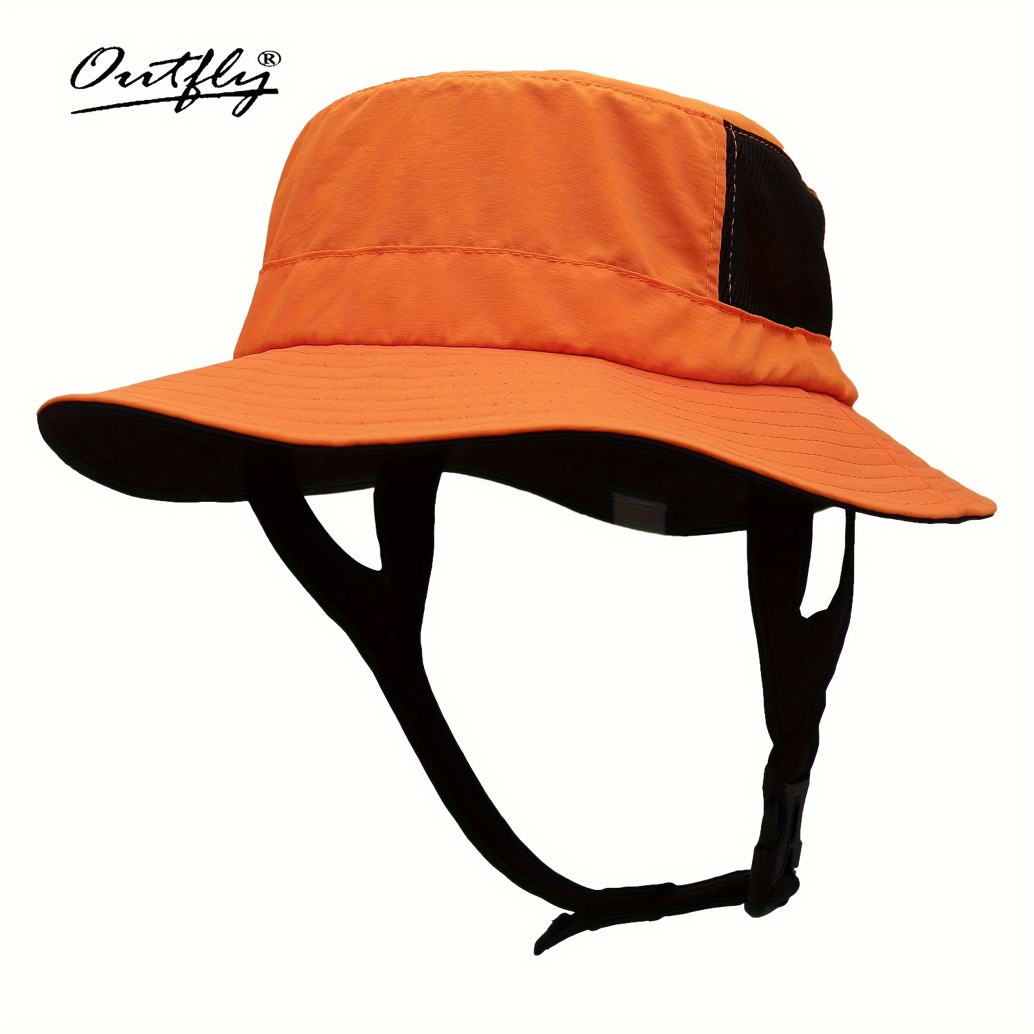 Image of Men Surf Fisherman Hat Wide Brim Visor Foldable Hiking Fishing Hat With Film Outdoor Hat