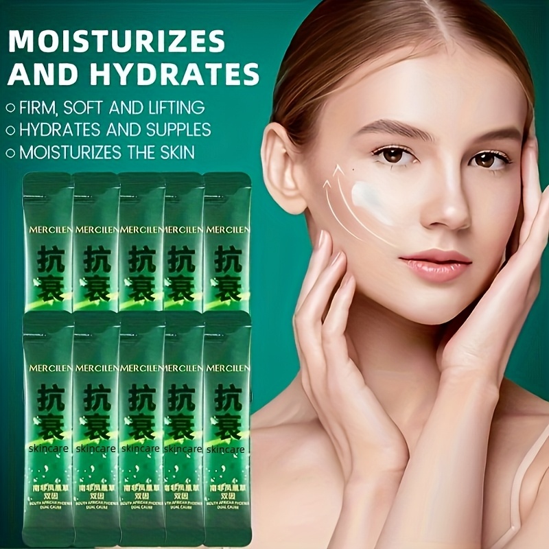 20pcs Collagen Double Sleep Mask, Pcscontaining Citric Acid, Centella Asiatica, Hyaluronic Acid And Sea Fennel, Moisturizing And Firming, Christmas Thanksgiving Gifts