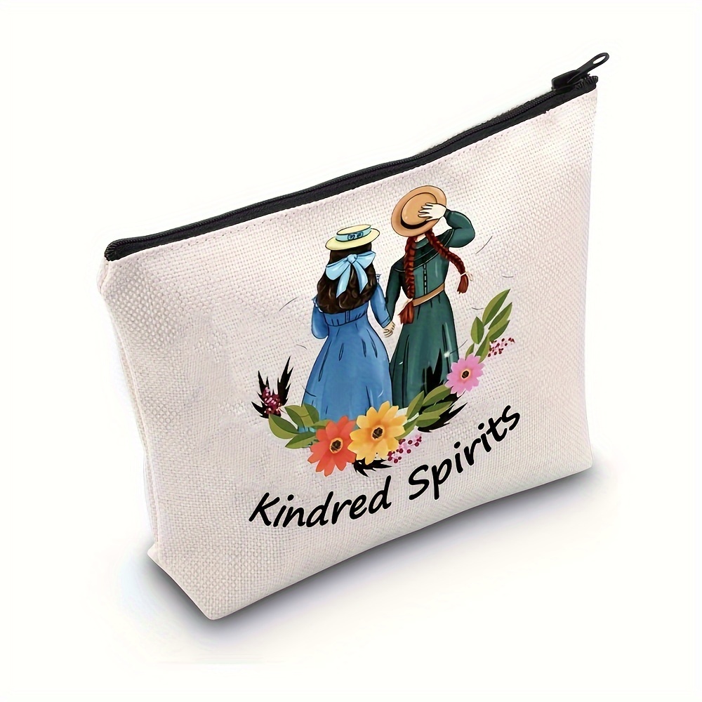 

Canvas Spirits Bag Anne Book Lover Gift Makeup Bag Friend Sister Makeup Bag Bag Storage Bag Candy Bag