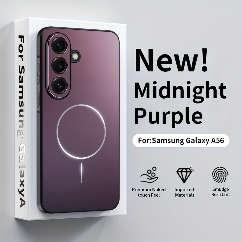 TEMU Phone Case: Suitable For Galaxy A36 Phone Case, A26 Phone Protective Case, A56 Phone Cover, Drop-proof Protective Case, Supports Magnetic