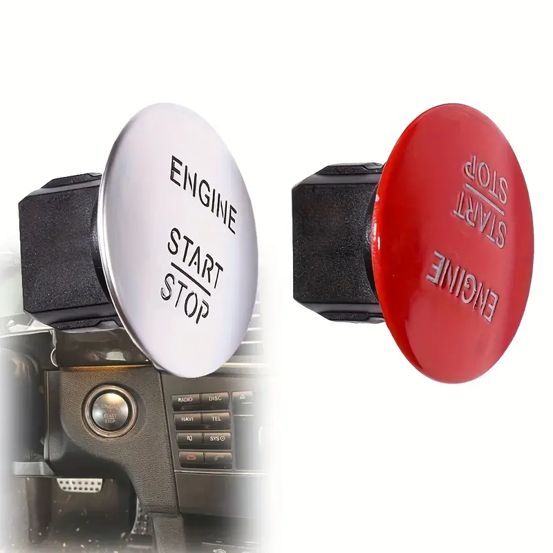 Engine Start Stop Switch Knob Button For Mercedes Benz ML GL R S E - Foto 6