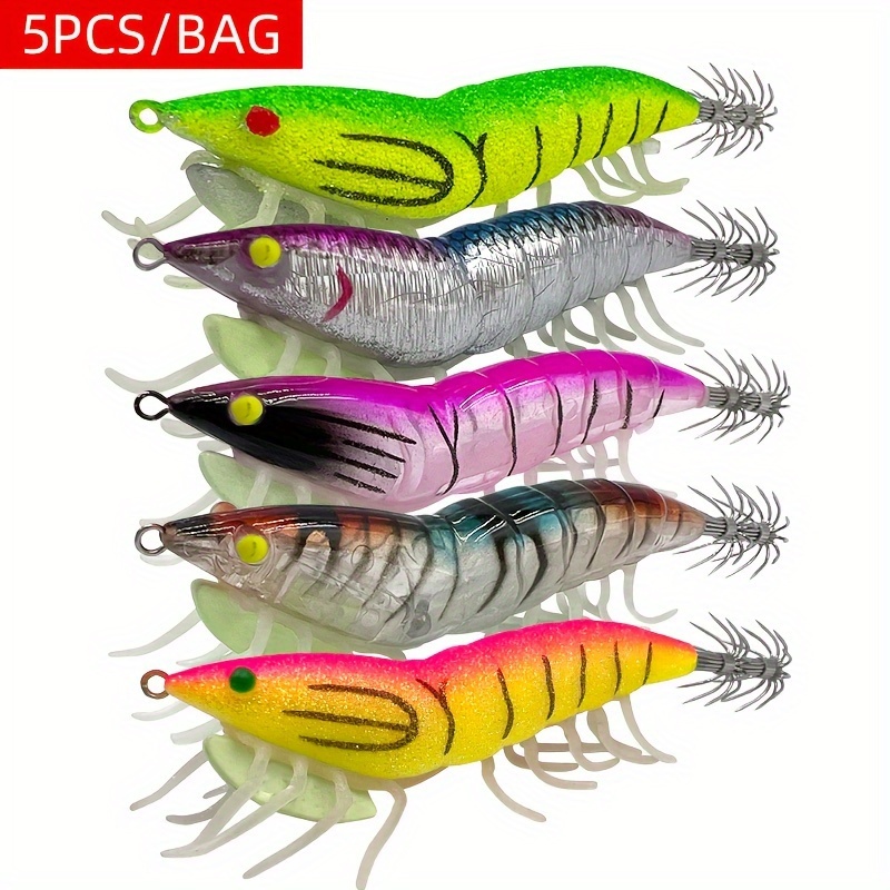 Salt Water Fishing Tackle Set Artificial Shrimp Fishing Bait
