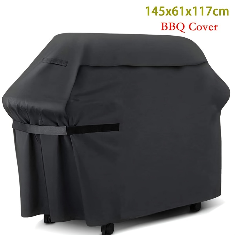 

Bbq Grill Cover 210d Oxford Fabric Barbecue Bbq Cover Heavy Duty Waterproof Dust-proof Grill Cover For Outdoor Garden 145*61*117